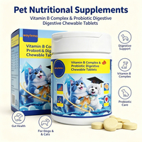 Compléments nutritionnels pour animaux de compagnie Waylemo, croissance des chiots et des chatons, calcium, taurine, huile de poisson, comprimés multivitaminés pour chiens et chats