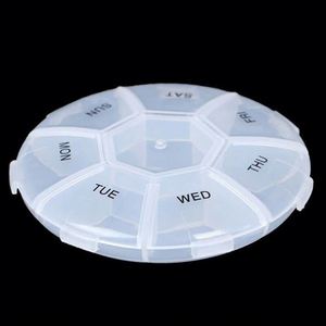 Customized Logo Clear PP Child-Resistant Multicolor Medicine Pill Organizer Travel Portable Weekly 7-Day Vitamin - Product Image 4
