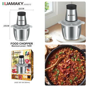 多功能电动蔬菜研磨机 2L 碗 420 刀片 两档速度食物切碎机 - Product Image 6