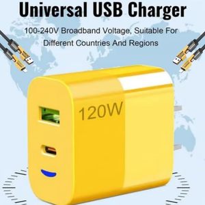 Cable de Carga Rápida USB Tipo-C PD de 27W 65W 4 en 1 de Alta Calidad para iPhone, con Trenzado de Nailon, Aleación de Zinc y Cobre Puro - Product Image 3