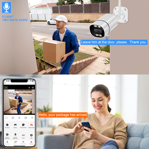 كاميرا أمان خارجية ذكية من تويا مقاومة للماء بدقة 3 ميجابكسل، واي فاي 2.4 جيجاهرتز، رؤية ليلية ملونة، كشف الحركة مع إنذار - Product Image 4