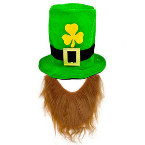 Sombrero de Copa SOLPOP para el Día de San Patricio con Logotipo Bordado, Diseño de Duende <span class=keywords><strong>Irland</strong></span>é<span class=keywords><strong>s</strong></span>, Trébol Verde de la Suerte, Gorra Irlandesa para Hombre y Mujer - Product Image 6
