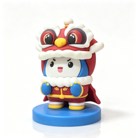 Figurine d'art 3D personnalisée en PVC, statue de mascotte mignonne pour série de boîtes mystères et cadeaux de collection