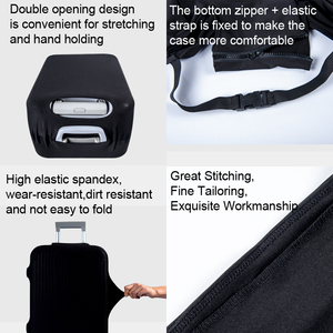 Housse de valise de voyage <span class=keywords><strong>personnalisée</strong></span>, protection élastique en spandex, housse de sac à bagages - Product Image 2