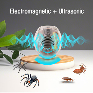 Presa elettrica interna nel controllo dei parassiti insetto pulce lucertola ragno deterrente repellente per zanzare ad ultrasuoni - Product Image 2