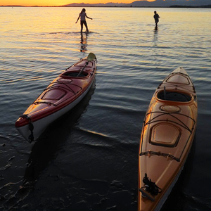 Wholesale 2024 New Design 14' Kayaks Plastic Single Sea Touring Canoe <strong>Boat</strong> Sit in Ocean Sea Canoe/Kayak