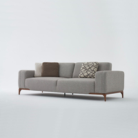 Canapé modulaire en tissu pour salon moderne, canapé 3 places, causeuse et fauteuil pour la maison