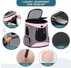 Free Sample Breathable <b>Dog</b> Pet <b>Backpack</b> <b>Carrier</b> Pets <b>Backpack</b> Bag for Travel - Product Image 4