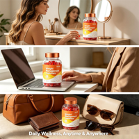 Gummies SYC BIO sans sucre pour la gestion du poids, 60 unités, avec mélatonine et L-théanine pour le soutien du sommeil, la santé quotidienne et la relaxation