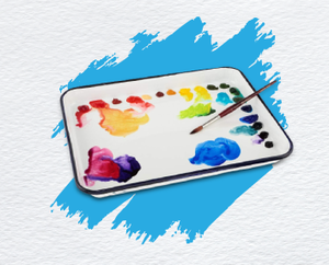 Palette <span class=keywords><strong>de</strong></span> peinture émaillée pour boucher, théorie des couleurs, mélange, plateau <span class=keywords><strong>de</strong></span> <span class=keywords><strong>cuisson</strong></span> au four - Product Image 2