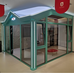 <span class=keywords><strong>Veranda</strong></span> préfabriquée en aluminium à double vitrage, design <span class=keywords><strong>de</strong></span> ferme, écologique, extérieure, à faire soi-même, personnalisée par Rolansini - Product Image 1