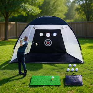 Rete da Golf 10x7ft con Bersaglio, Allenatore di Swing per Allenamento Domestico, Uso Interno ed Esterno, Include Tappetino, Palline, Tee e Borsa per il Trasporto - Product Image 2