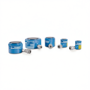Cilindros Hidráulicos de Acción Simple Ttake, Línea Compacta, Cuerpo Azul, con Conexiones Rápidas para Uso Industrial - Product Image 2