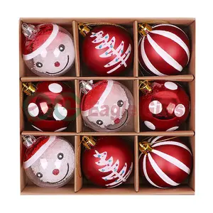 EAGLEGIFTS Xmas asılı dekorasyon kanca süs zanaat yapay temizle yılbaşı dekoru top Diy noel topu