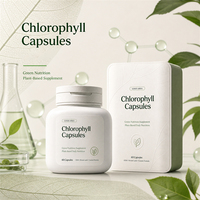 Capsules de Chlorophylle OEM 100mg - Complément Alimentaire Végétal Vert, 60 Comprimés, Marque Privée Disponible Aujourd'hui