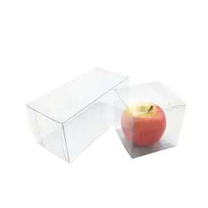 Gift Folding Clear PET PVC Transparent Plastic Box