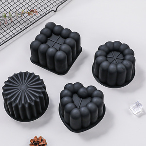 Khuôn làm bánh hình trái tim, tròn, vuông tùy chỉnh của nhà máy SILIKOLOVE, chất liệu <span class=keywords><strong>silicon</strong></span> không dính, đạt chuẩn LFGB Platinum, không chứa BPA. - Product Image 1