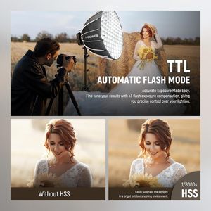 Flash de studio <span class=keywords><strong>NEEWER</strong></span> Q4 400Ws 2.4G TTL, alimenté par batterie 2800mAh, pour photographie en extérieur, lumière de lune, avec sac de transport - Product Image 3