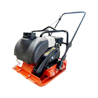 Compacteur à plaque vibrante portable LONGSHUN avec deux options d'alimentation