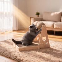 Planche à gratter pour chat en bois et sisal écologique, design unique, jouet pour chat, arbres et griffoirs pour chats - Paws & Tails