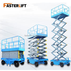 Plataforma Elevadora de Tijera Hidráulica Autopropulsada Eléctrica Móvil EN280, Mesa Elevadora con Certificación CE para Uso Industrial - Product Image 2