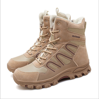 Bottes tactiques respirantes de grande taille, résistantes à l'usure, pour l'entraînement en extérieur, bottes hautes