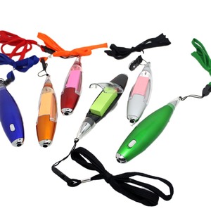 Đa Mục Đích Dính Lưu Ý Bút Với Đèn Flash LED Và Dây Buộc Promo Giveaway Quà Tặng Nhựa Dây Buộc Bút Với Memo Lưu Ý Pad - Product Image 5