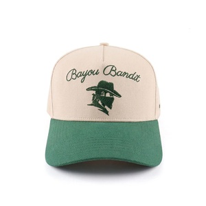 Custom 5 Panel Sport Classics Dad Hat <b>Waterproof</b> High Quality Embroidery Logo Beige Cotton Unisex Baseball <b>Cap</b> - Product Image 5