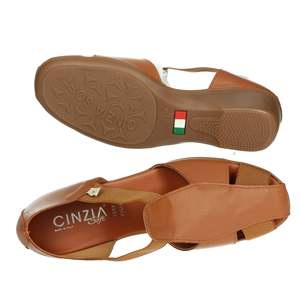 Cinzia <b>Soft</b> Donna Mocassino Cuoio Leather Loafer Women's <b>Shoe</b> - Product Image 6