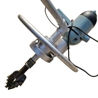 Machine de forage de puits d'eau électrique portative pour usage domestique avec moteur et pompe 1200W, diamètre 50mm, profondeur max 50m, mobile