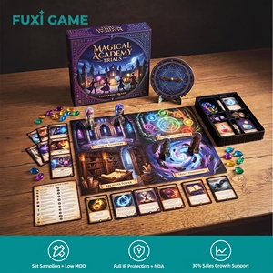 FUXI GAME Magical Academy Trials, jeu de société coopératif, cartes en carton couleur, éducatif, divertissement familial, 2 joueurs - Product Image 1