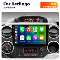 Autoradio 9 pouces pour Citroën Berlingo 2008-2019 Lecteur multimédia DVD Android Stéréo GPS de voiture 4G