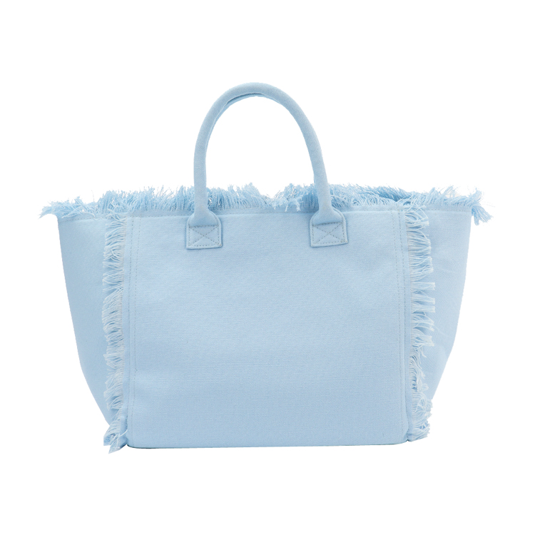 Sky Blue tassel tote bag