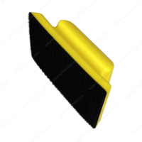 70x115mm jaune main extraction de poussière ponçage polissage bloc éponge sans poussière flocage papier de verre mousse tampon bloc