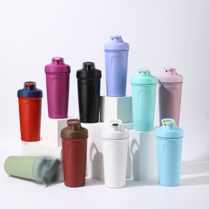Bouteille shaker multifonctionnelle en acier inoxydable 304 de 710 ml, isotherme, pour protéines, tasse de voyage, fitness et gym en extérieur - Product Image 6
