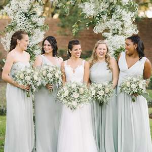 Arco de Flores de Paniculata Blanca Mini de Tallo Largo Hecho a Mano al por Mayor para Centros de Mesa de Boda y Año Nuevo - Product Image 2
