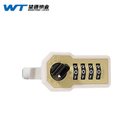 Serrure à combinaison durable WT 9500 4 chiffres pour casier, armoire de gym, meubles, version horizontale et verticale
