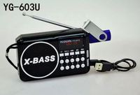 Enregistreur de cassette vintage de poche YUEGAN YG603U, rechargeable, ondes courtes, internet, wifi, numérique, USB, MP3, radio SW AM FM
