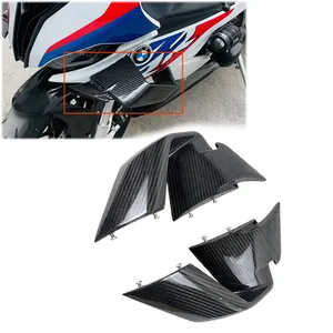 Für Bmw S1000RR Neue motorrad modifizierte feste Wind flügel Full Real Carbon Fiber Reducer Winglets Luftab weiser 2021