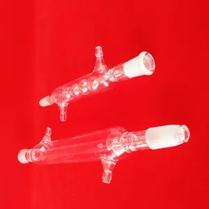 Bobina condensadora de vidro de graham 100- 500mm, articulações de vidro