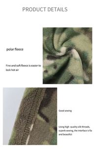 Bonnet de sport camouflage en polaire polyester coupe-vent réglable pour la pêche en extérieur – Livraison rapide - Product Image 3