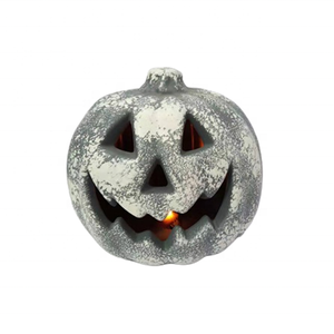 Lampe citrouille en plastique personnalisable, lumières décoratives d'Halloween, bougie citrouille, lumières LED - Product Image 2