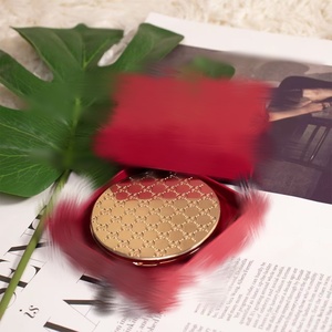 GUC Chất lượng cao vàng trang điểm túi gương đáng yêu hai mặt Magnifying Vanity gương cá nhân ngày Valentine Quà Tặng - Product Image 2