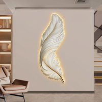 Personnalisé Autre 3 D Mur Art Décor Peinture et Mur Art Décoration de La Maison De Luxe Lumineux Cristal Porcelaine Peinture