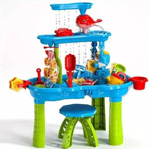 Nueva Mesa de Juegos de Agua de Tres Niveles para Niños, Mesa de Juegos de Agua Grande para Interiores, Fabricantes de Juguetes de Agua, Mesa de Juegos de Playa para Exteriores al por Mayor - Product Image 2