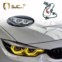 Module LED bicolore SJC pour phares BMW Série 4 M3 M4 F32 F80 F82 F83 LCI 18-20, puces LED jaunes et blanches, populaire