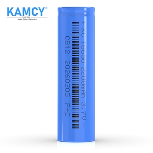 Batería KAMCY <span class=keywords><strong>18650</strong></span> de 2200 mAh, 3.7 V, Recargable, de Iones de Litio, Celdas de Batería de Iones de Litio <span class=keywords><strong>18650</strong></span> - Product Image 2