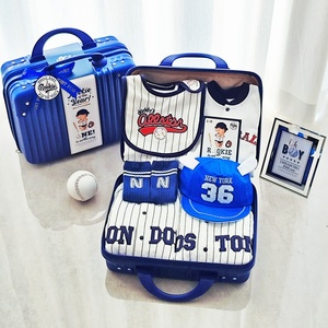Set Regalo per Neonati 0-6 Mesi, Tema Baseball, 100% Cotone, Set Multi-Pezzo, <span class=keywords><strong>Abbigliamento</strong></span> per Bambini - Product Image 5