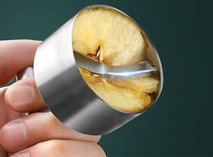 Vente en gros : Outil de cuisine vintage en acier inoxydable Syh650 pour fruits et légumes – Coupe-poire, éplucheur, découpeur et trancheur - Product Image 4