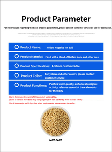 Negative Ion Tourmaline Ceramic Ball <b>Shower</b> Filter Fish Tank Plant Mat Pad Filling Mineral Ball Factory Direct - Product Image 4